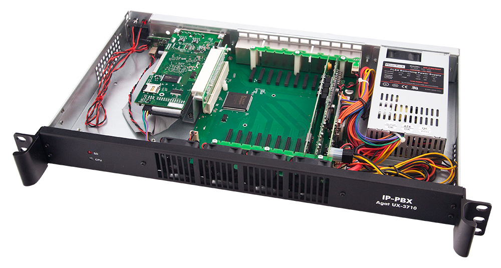 Профессиональная телефонная станция Агат UX серии 3710 позволит   организовать связь для Вашей организации с использованием как традиционных аналоговых телефонных линий или потоков Е1, так и посредством VOIP (технологии передачи голоса по IP сети).